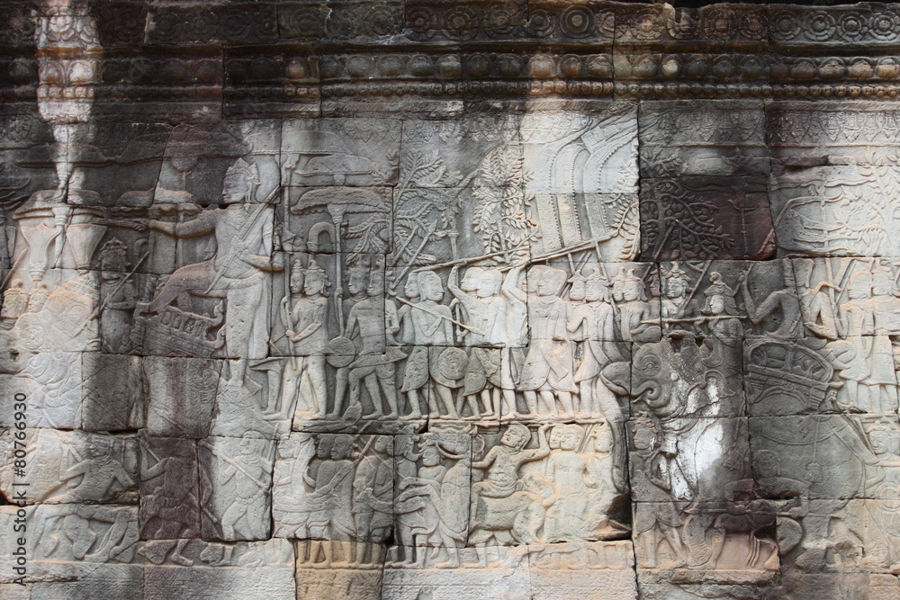 Bayon Temple in Angkor, Siem Reap, Cambodia