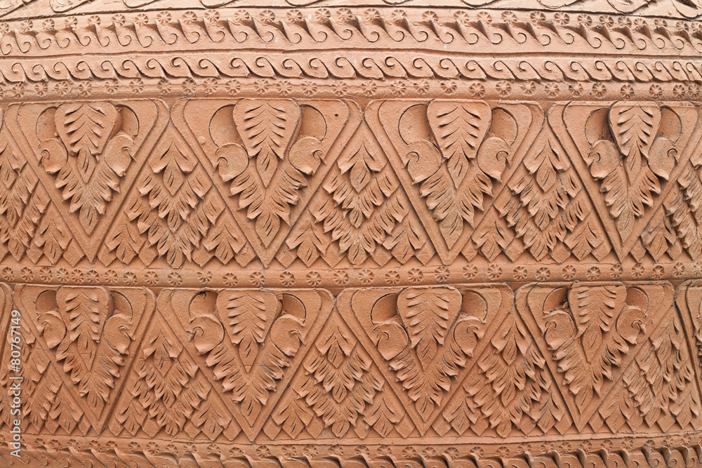 Pattern on ancient pottery