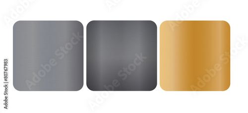 Set of scratched metal textures