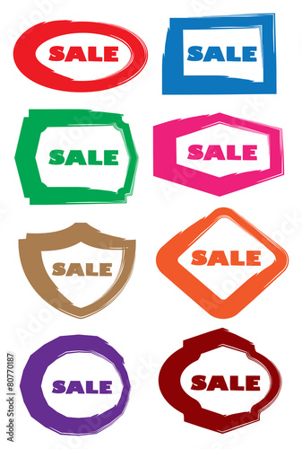 Sale ink stamp for business marketing and promotion