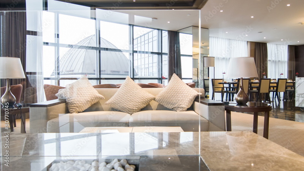 Interior of nice meeting room in hotel