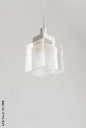 Obraz na płótnie single design white light w salonie