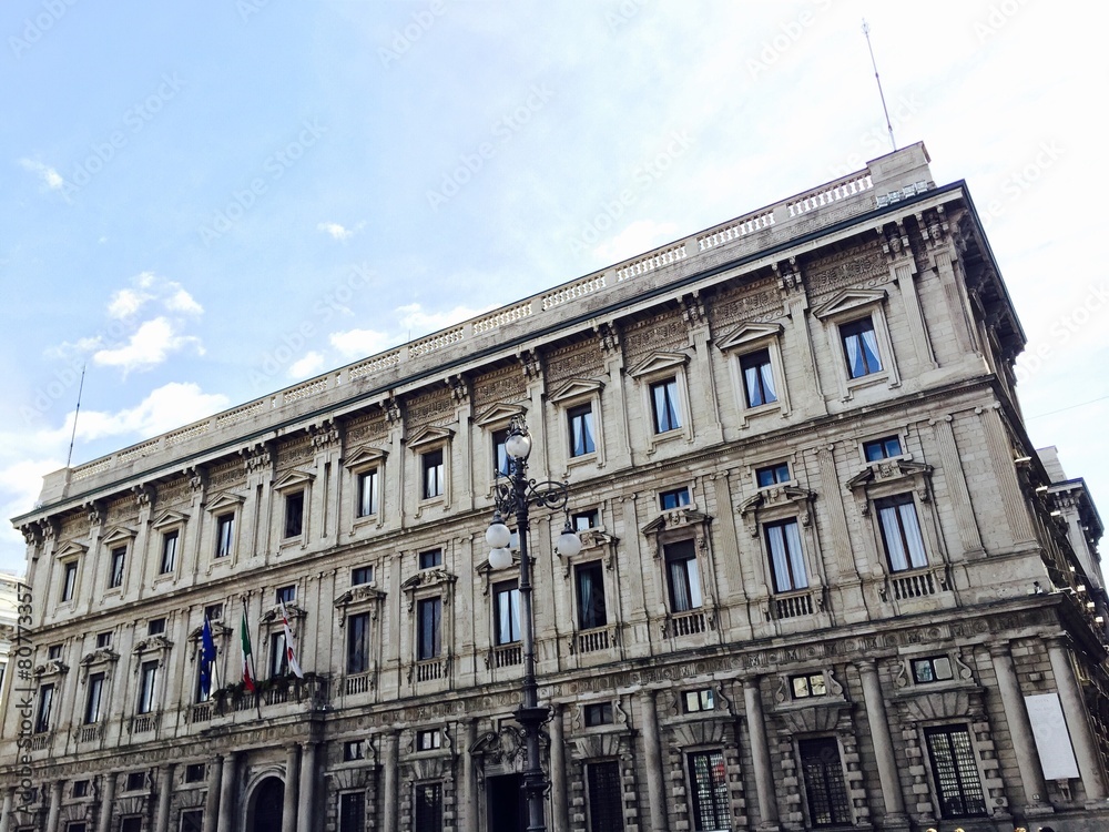 Fototapeta premium Milano, Palazzo Marino