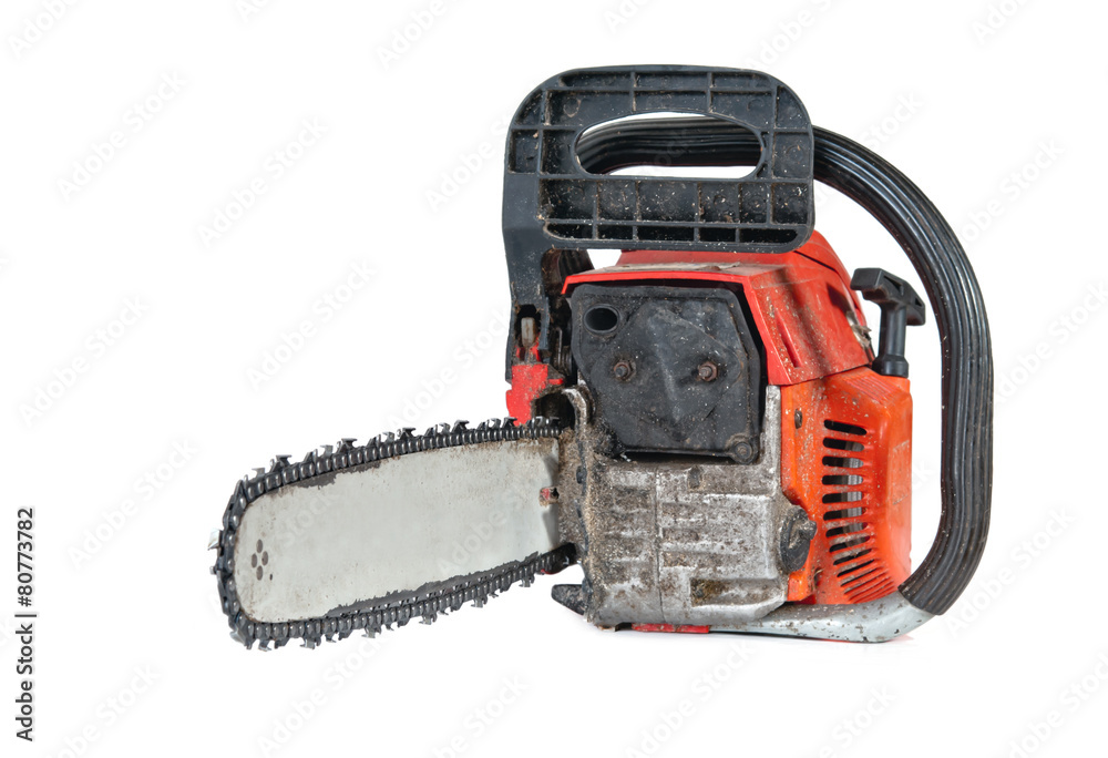 chainsaw isolated