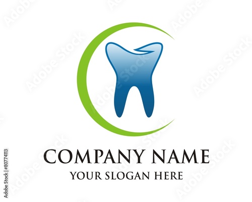 tooth dental dentist icon logo vector