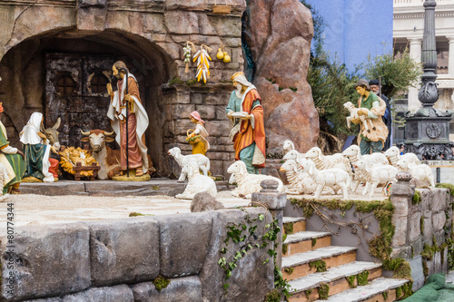 Nativity scene in Italy