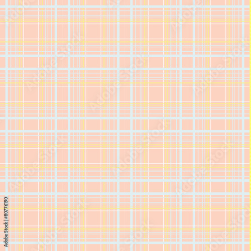 pink and blue tartan pattern vector