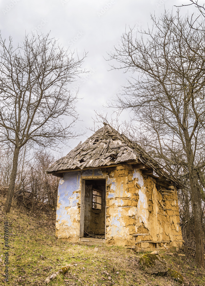 Old Ruined Clay House Old Ruined Clay House