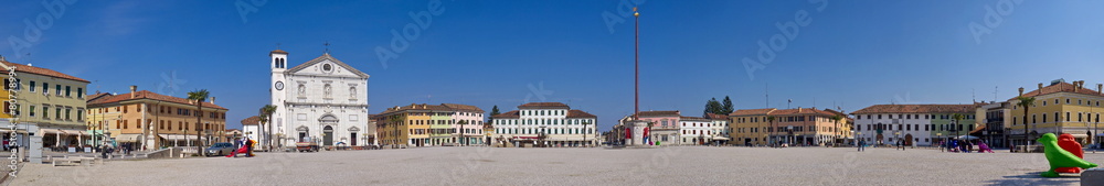 Panorama Hauptplatz Palmanova / Friaul / Italien