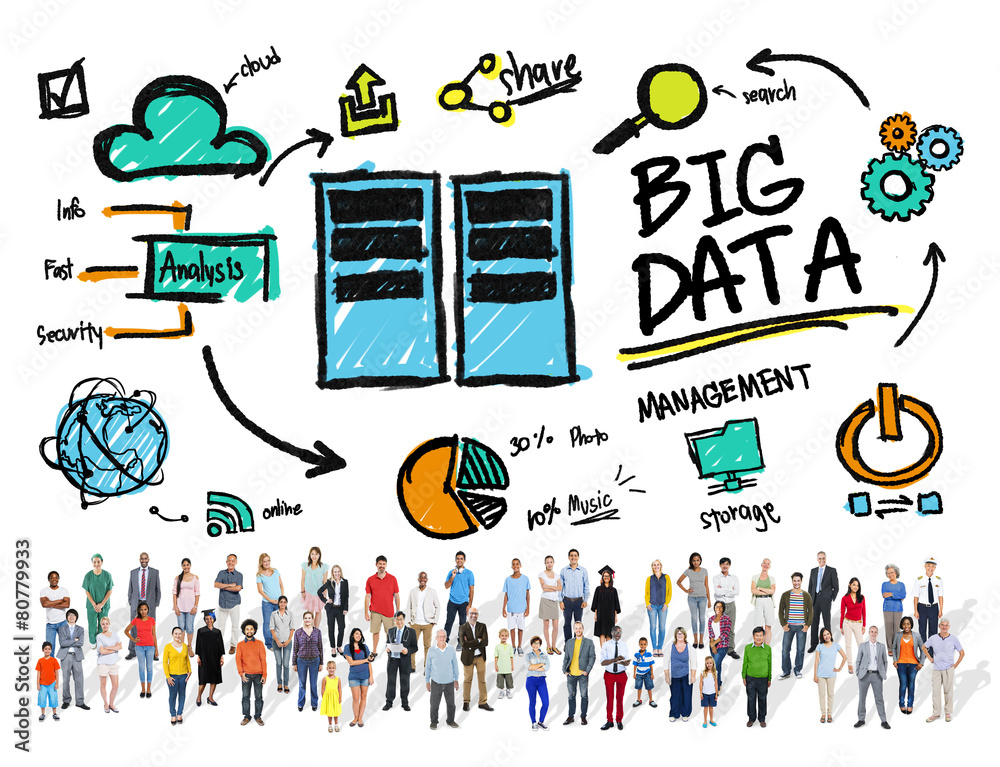 Diversity People Big Data Community Share Concept Diversity People Big Data Community Share Concept