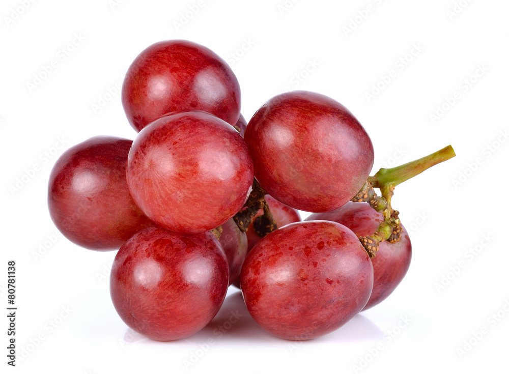 Obraz premium grapes isolated on over white background
