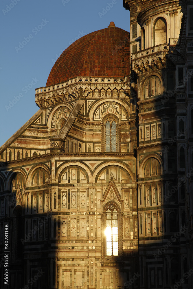 Firenze,il Duomo al tramonto.