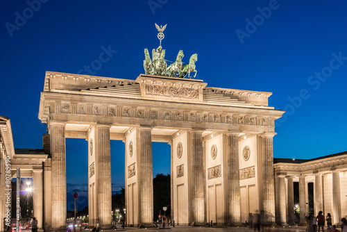 Berlin - AUGUST 4, 2013: Brandenburg Gate on August 4 in Germany