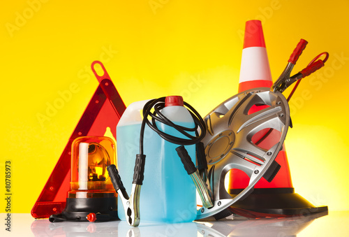 road emergency items and car accessories