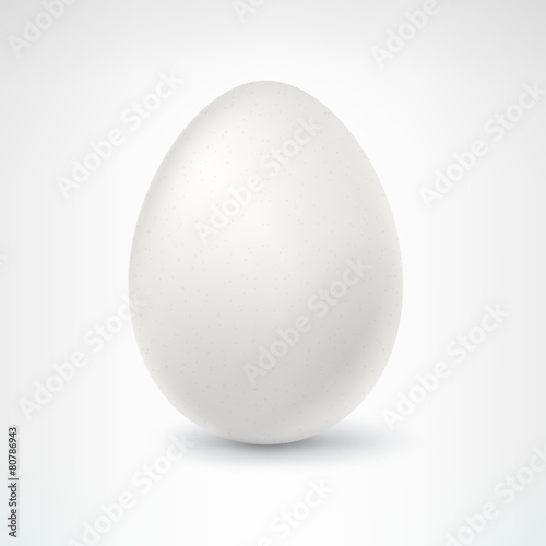 Egg, isolated on white background