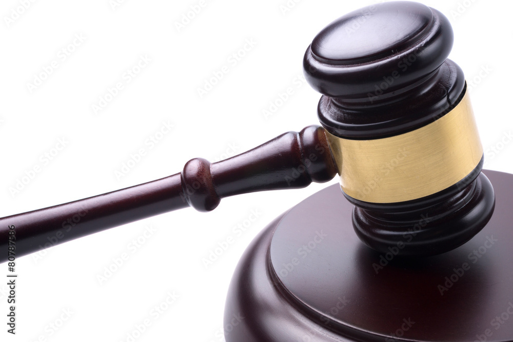 judge hammer on isolated background judge hammer on isolated background