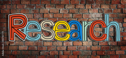Research Word Isolated on Background Concept photo