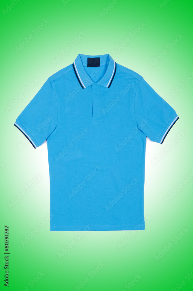 Male t-shirt isolated on the white background Male t-shirt isolated on the white background