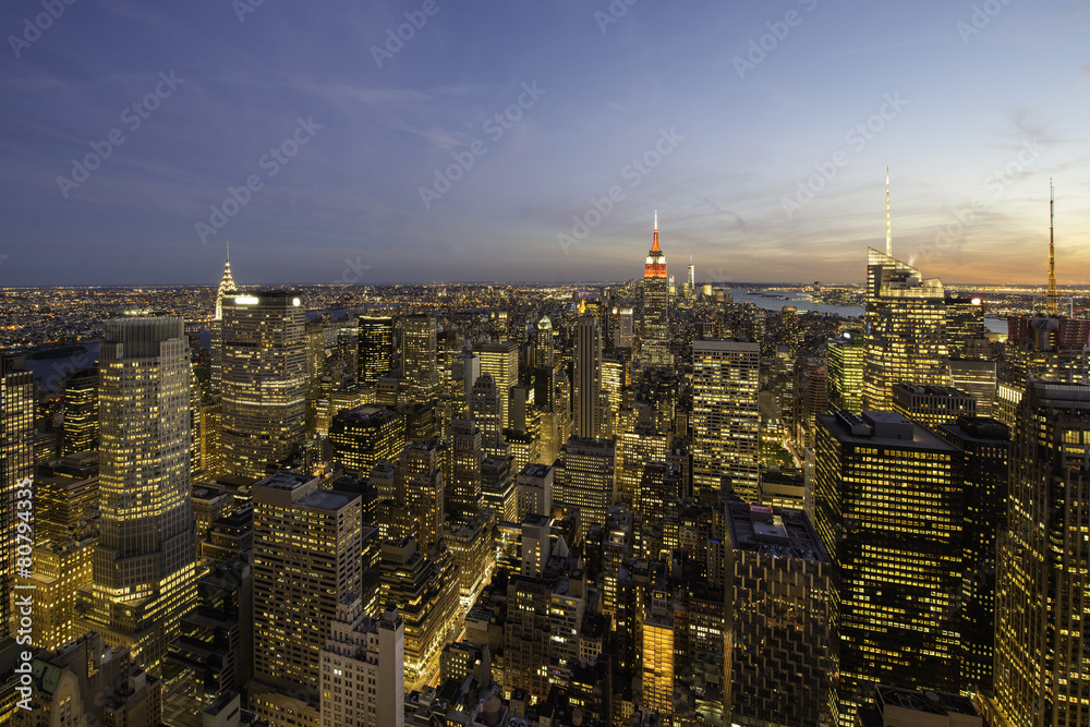 Obraz premium Manhattan twilight