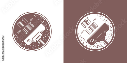 Cleaning Service Vector Vintage Logos
