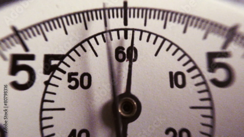 Stopwatch closeup retro