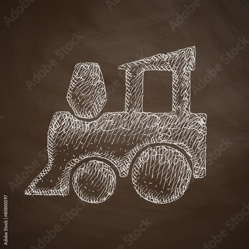 childrens train icon