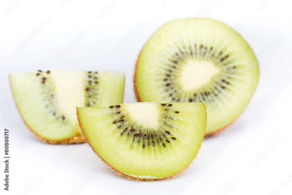 Fototapeta premium kiwi fruit isolated on white background