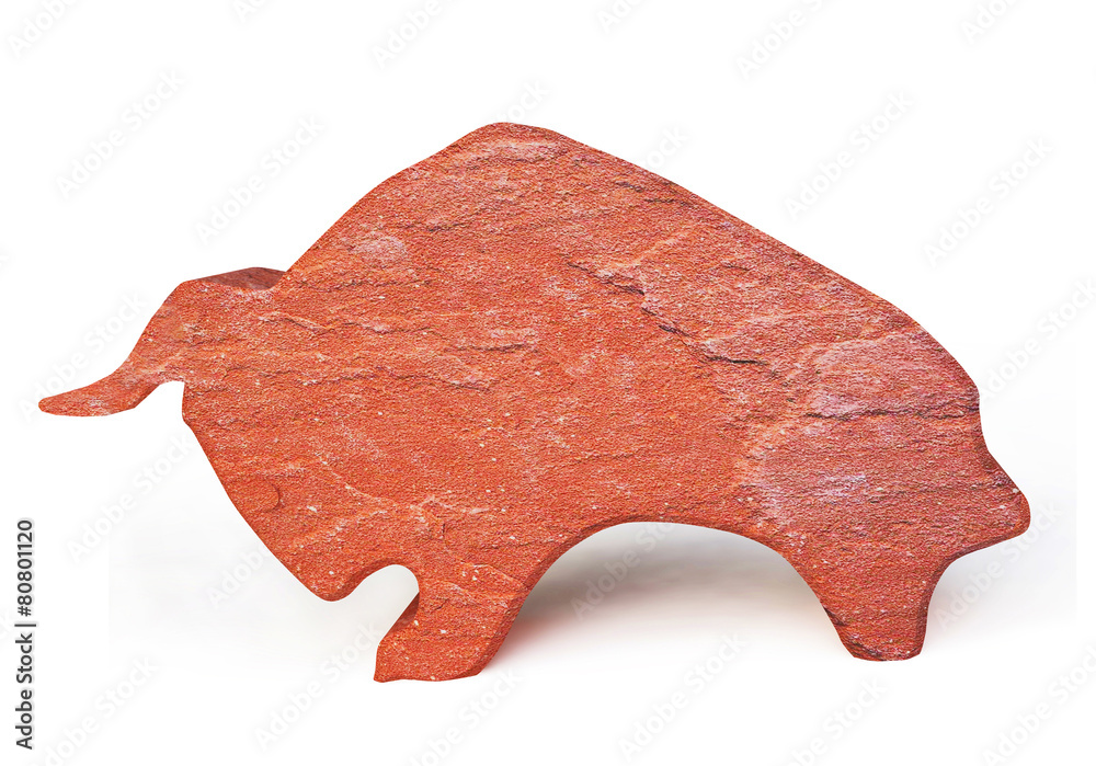 Stone Statuette of a Bull Stone Statuette of a Bull