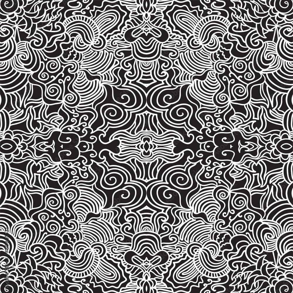 Hand drawn seamless pattern Hand drawn seamless pattern