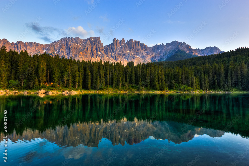 Alpine Lake in Summer