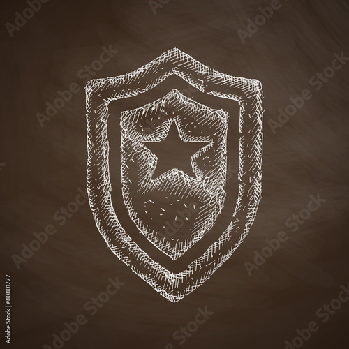 police badge icon photo