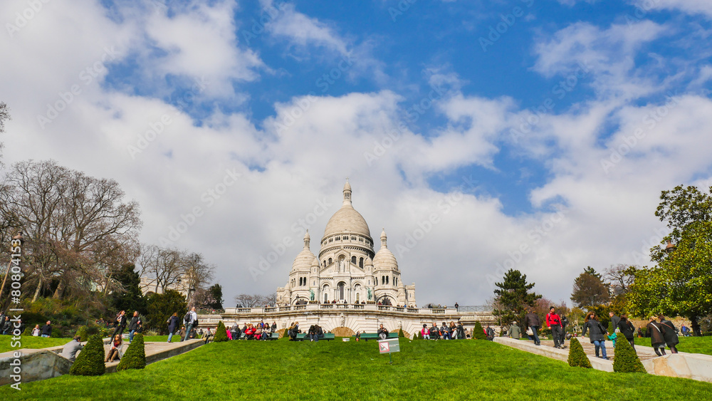 The Basilica of the Sacred Heart in Montmartre