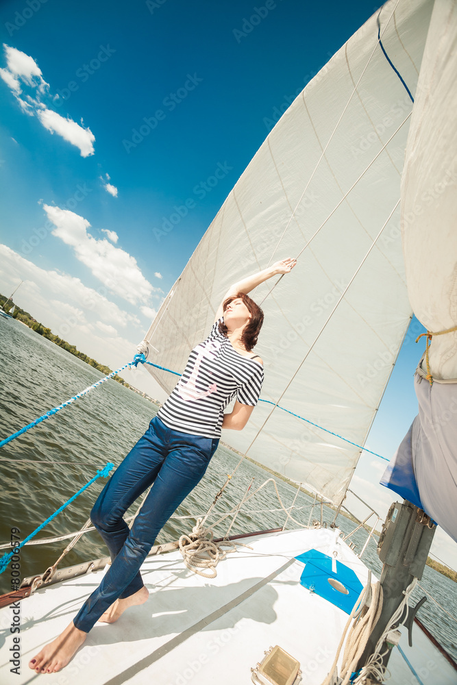 female sailor, sail