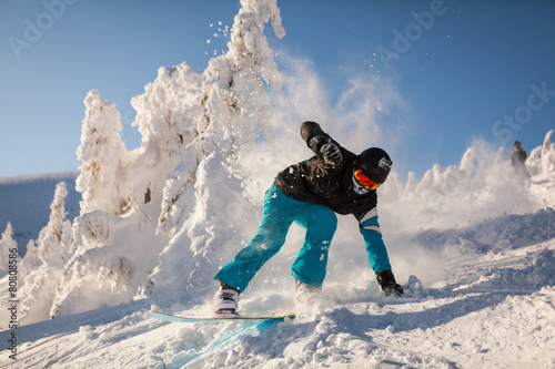 snowboarder freerider