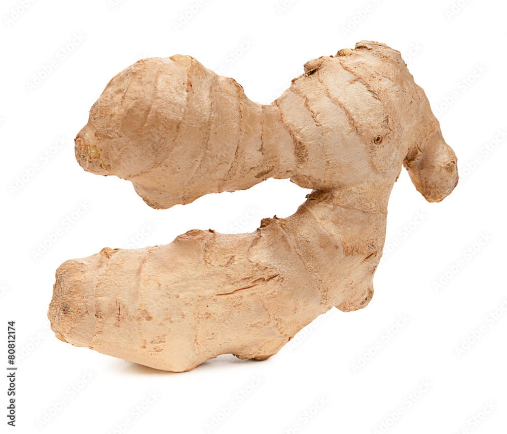 Ginger isolated on white background Ginger isolated on white background
