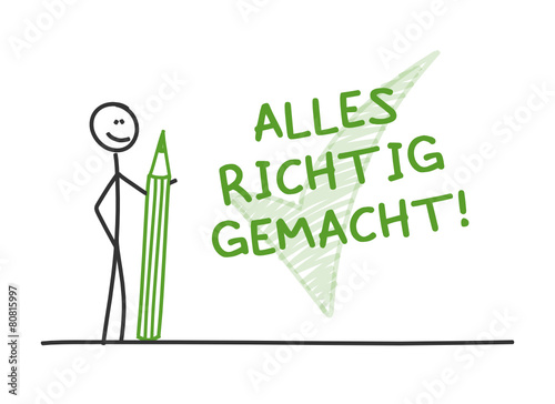 sm mit bleistift alles richtig gemacht I