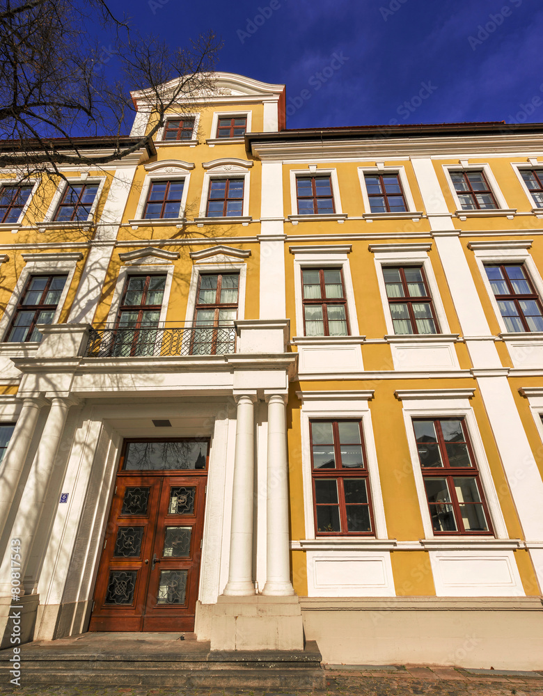 Obraz premium Landtag und Domplatz in Magdeburg