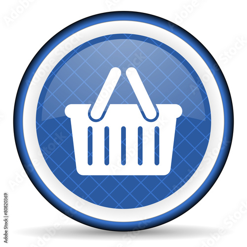 cart blue icon shopping cart symbol