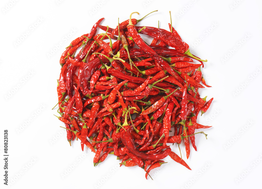 Fototapeta premium Dried Red Chili Peppers