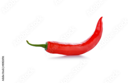 peppers on white background