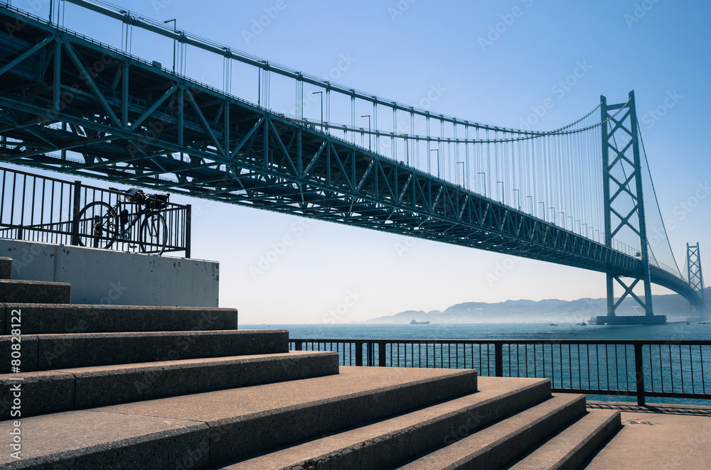 Obraz premium 明石海峡大橋