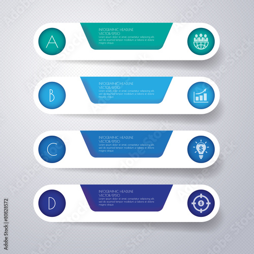 Design flat shadow template banners /graphic or website .Vector/