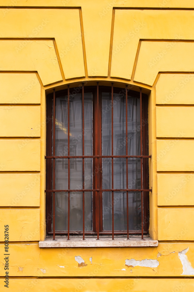 Fototapeta premium Bars on window