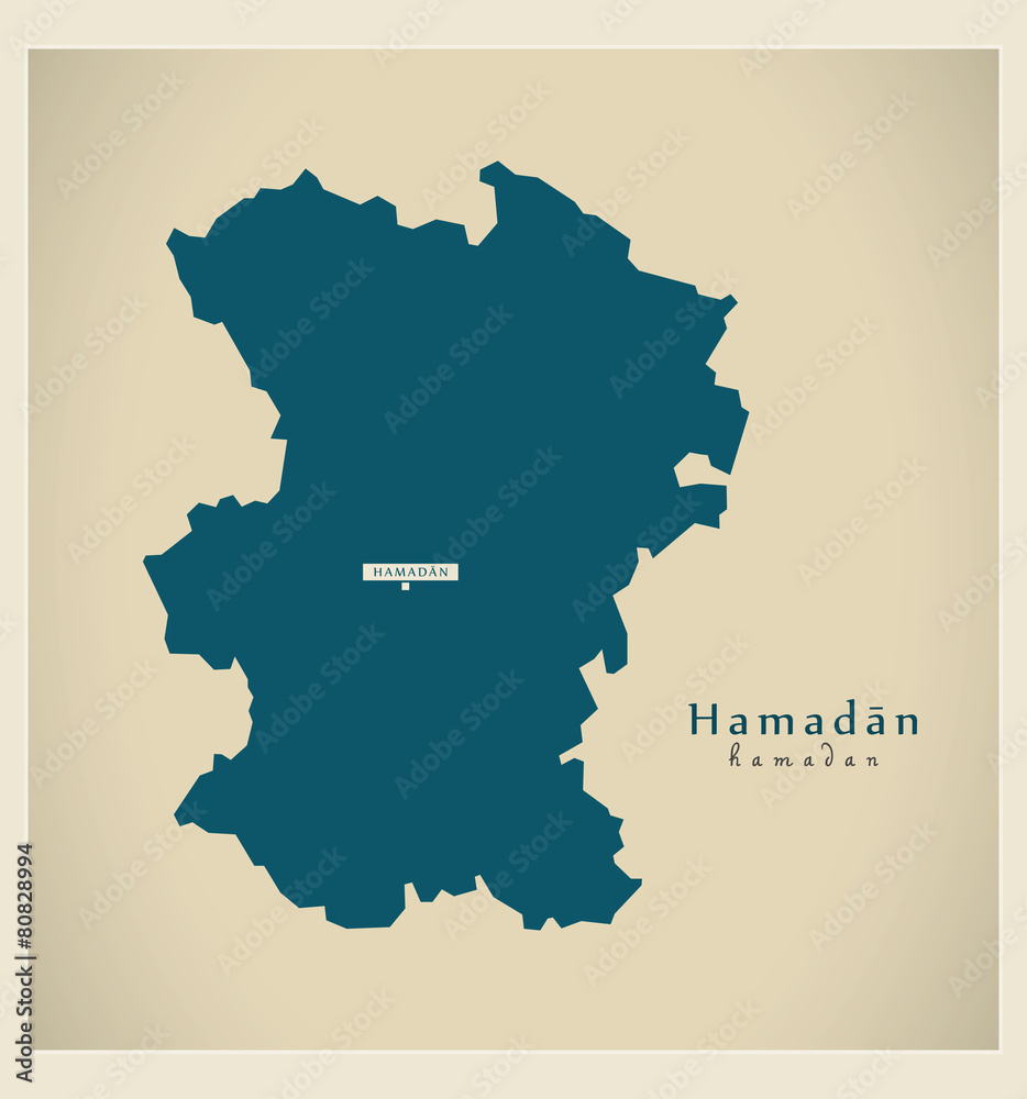 Modern Map - Hamadan IR