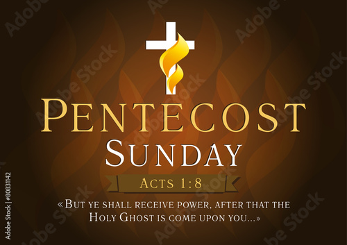 Pentecost sunday card