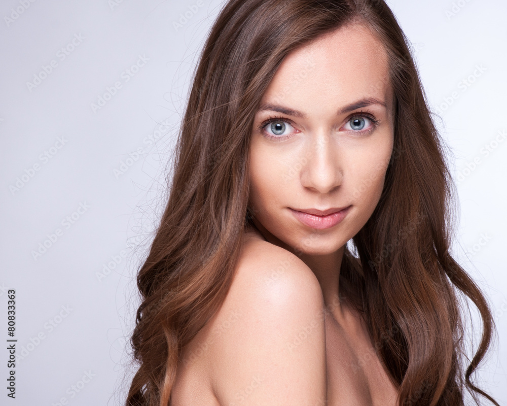 Hair. Beautiful Brunette Girl. Healthy Long Hair. Hair. Beautiful Brunette Girl. Healthy Long Hair.