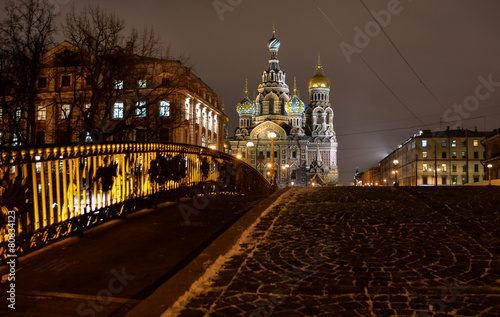 Спас-на-Крови в ночи photo