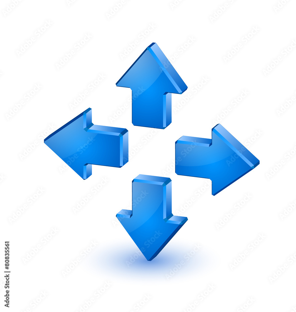 Blue arrows Blue arrows