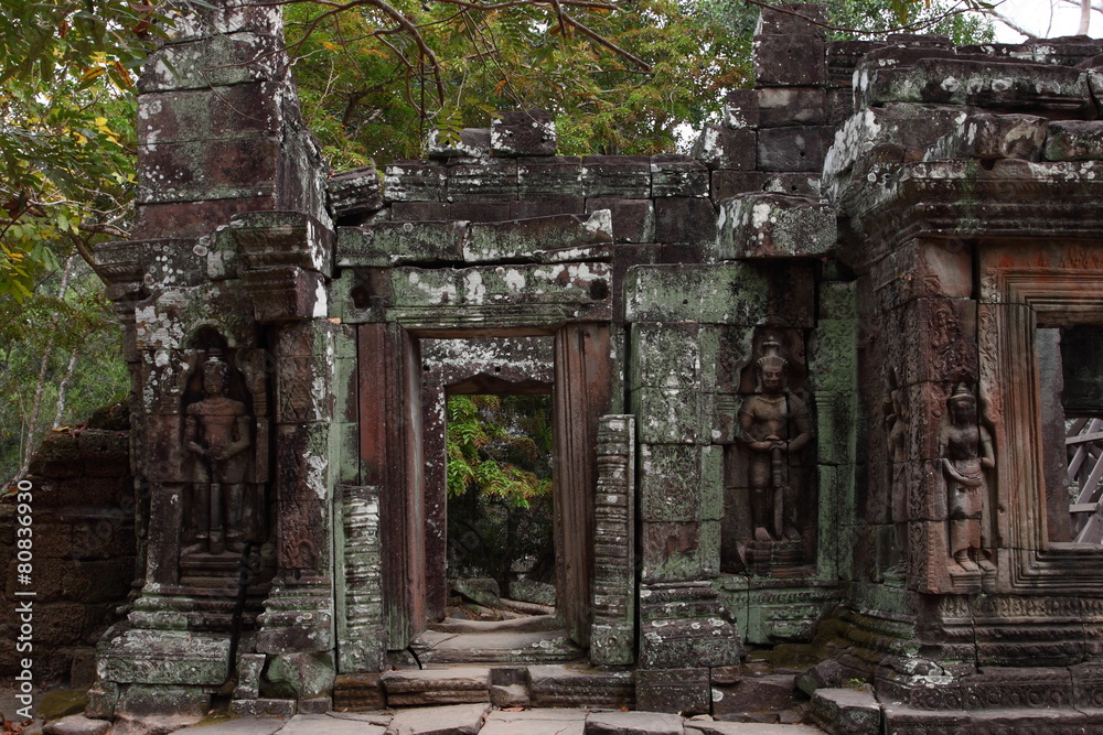 Banteay Kedi Temple in Angkor, Siem Reap, Cambodia