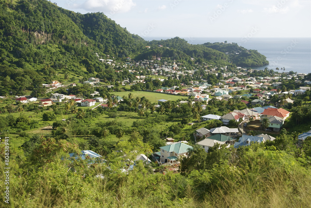 Fototapeta premium Layou St Vincent & The Grenadines Caribbean 04